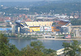 Various time of day photos of Heinz Field