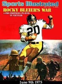 Sports Illustrated cover featuring Rocky Bleier
